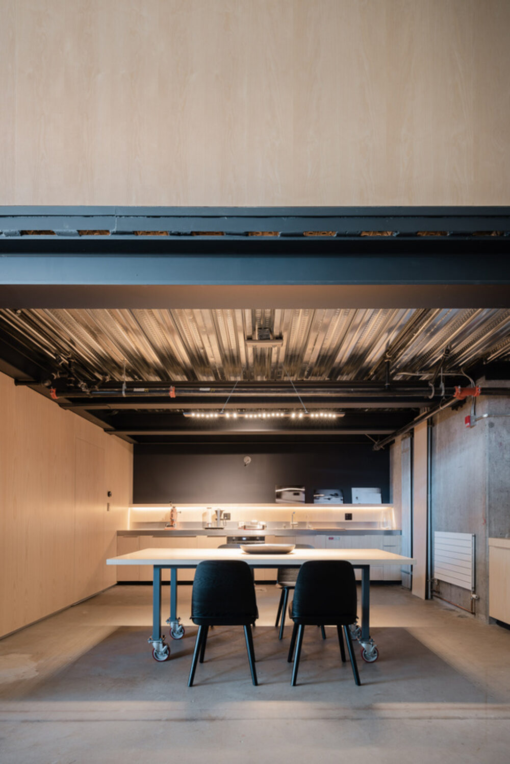 901 20th Street kitchenette and meeting table