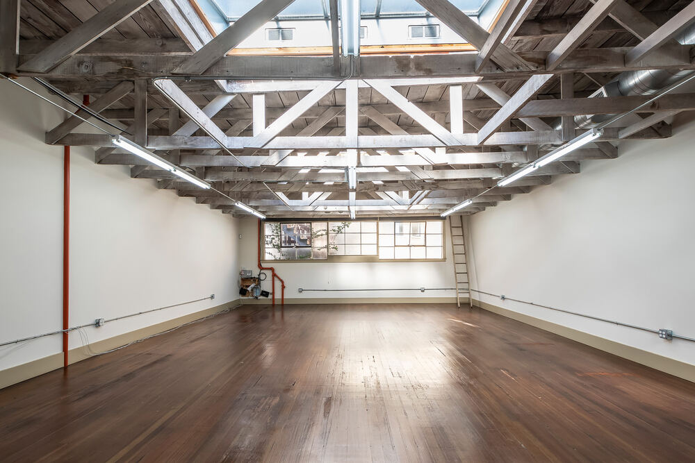 654A Natoma Street open space with skylights