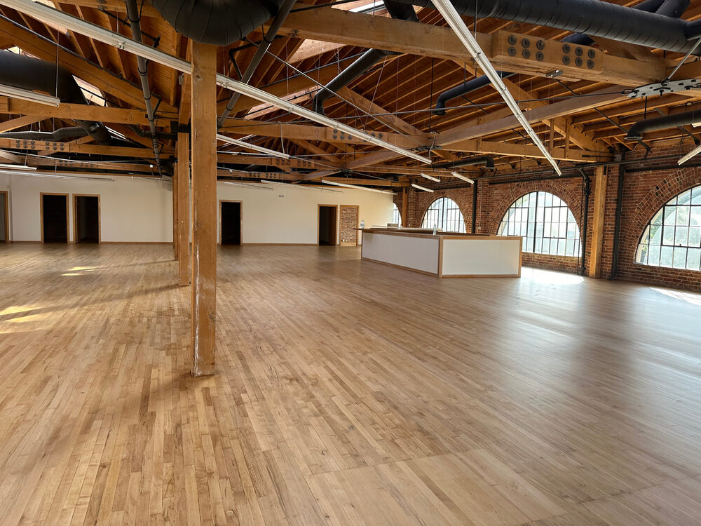 732 Brannan Street second floor with brick and arched windows